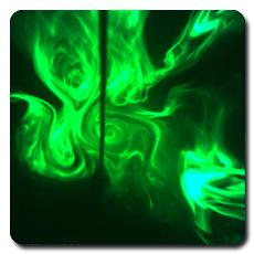 Fluorescine dye in 3 Meter Dynamo
