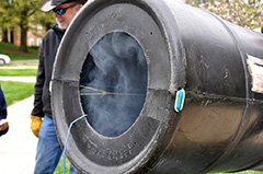 vortex cannon closeup