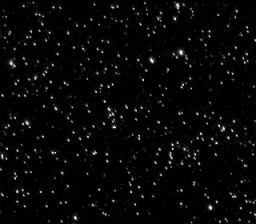 image of illuminated particles